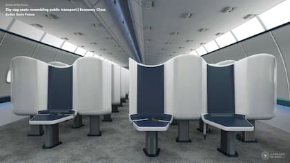 Otra opción es brindar mayor espacio a los pasajeros en clase turista a través de una ingeniosa solución