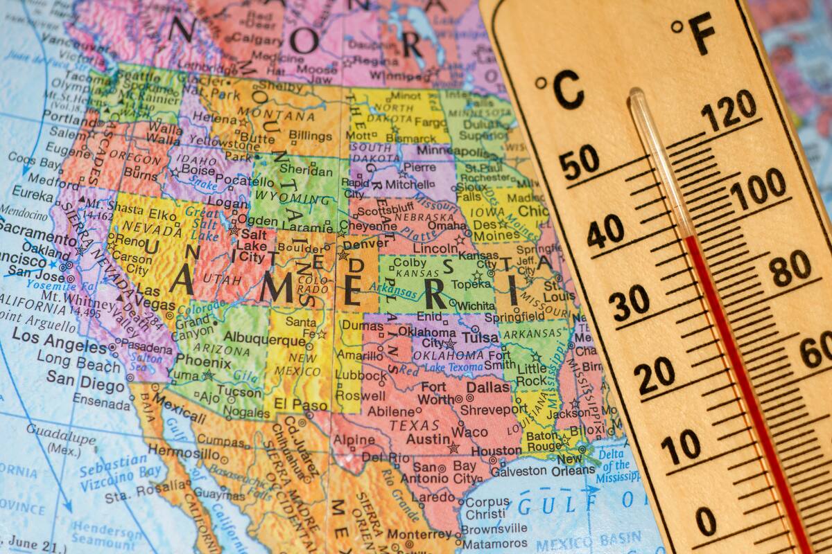 Otra vez el calor vuelve a tomar protagonismo en el clima de Estados Unidos