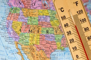 Otra vez el calor vuelve a tomar protagonismo en el clima de Estados Unidos