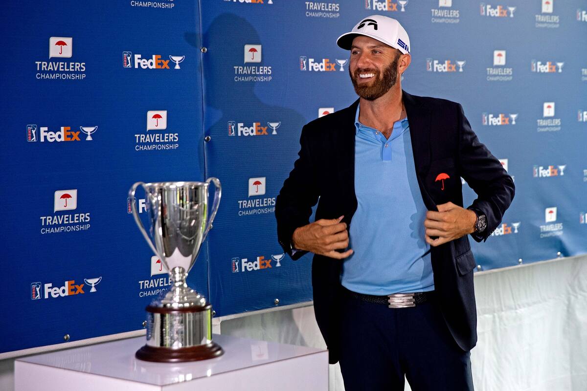 Otra vez victorioso: Dustin Johnson, vencedor en Connecticut