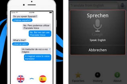 Otras aplicaciones, como iTranslate, ofrecen traducciones automáticas en el celular