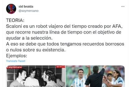 La teoría viral que intenta demostrar que Lionel Scaloni es un viajero del tiempo