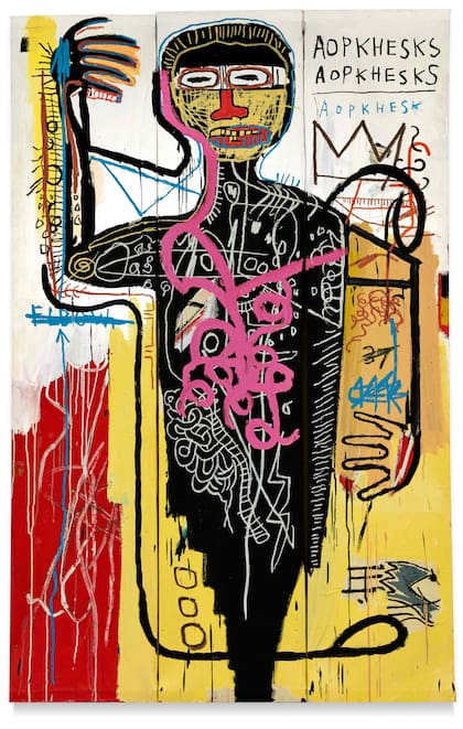Otro Basquiat, “Versus Medici” (1982), se vendió hoy en 50.820.000 dólares
