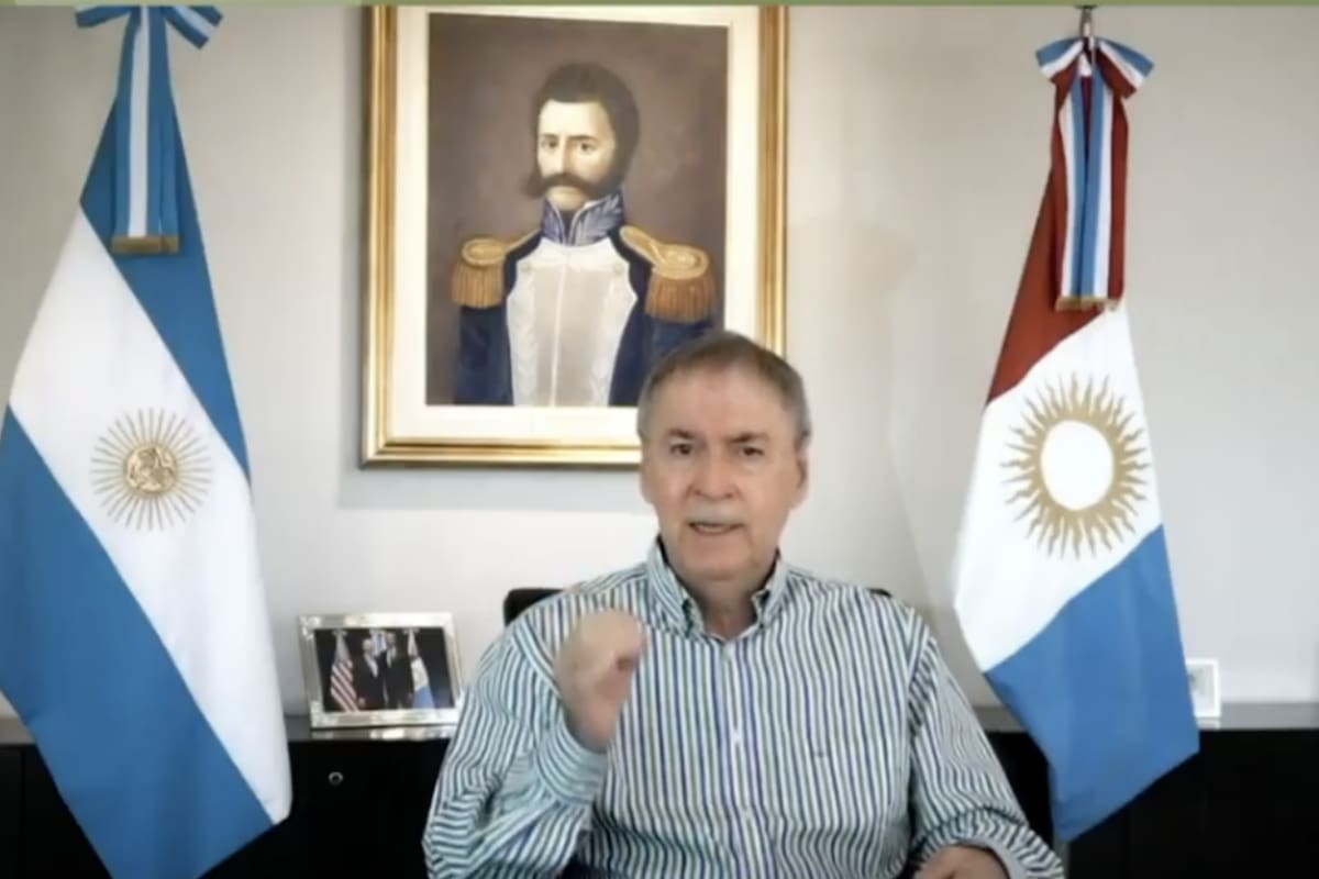 Otro de los oradores de la jornada fue el gobernador de Córdoba, Juan Schiaretti