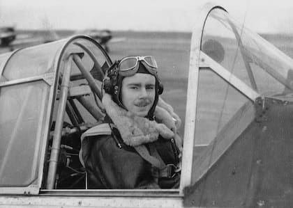 Otro de los pilotos que voló junto a los voluntarios daneses fue Miguel Welch, piloto voluntario argentino en la RAF oriundo de Venado Tuerto, provincia de Santa Fe. (Archivo Claudio Meunier).