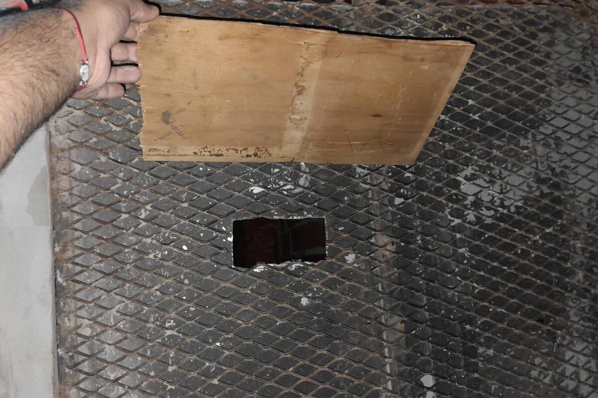 Otro de los puntos de expendio en el bunker