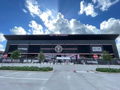 Otro de los sectores exteriores al estadio de Inter Miami