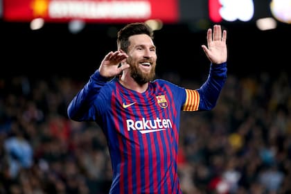 Otro festejo para Messi