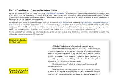 Otro fragmento de la tesis de Fabiola Yañez que es similar a la entrada de Wikipedia.