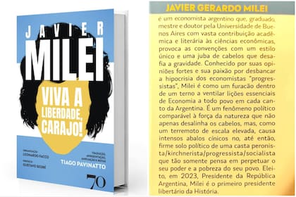 Otro libro del presidente Javier Milei tiene datos académicos falsos, esta vez en Brasil
