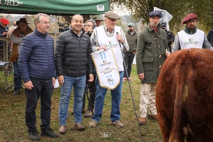Otro momento en la entrega de premios
