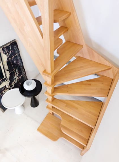 Otro tipo de diseño de escalera que ocupa poco espacio