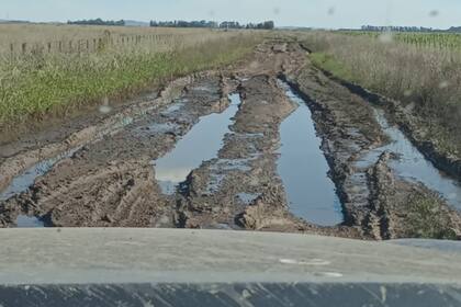 Otro tramo de un camino en mal estado