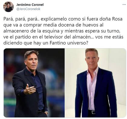 Otros recordaron algunas de las muletillas típicas de Fantino. Fuente: Twitter.