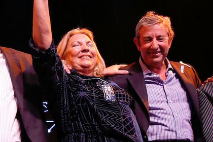 Carrió y Cobos, en otros tiempos cuando lanzaron el Frente Amplio UNEN