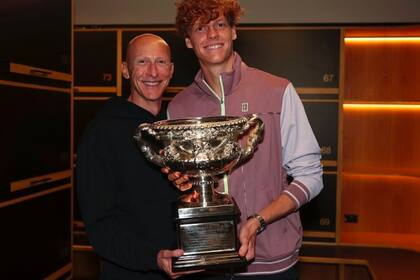 Otros tiempos (felices), cuando Umberto Ferrara era el preparador de Jannik Sinner, antes de que se produjera el doping del tenista italiano