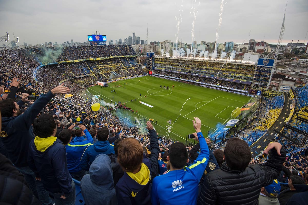 Otros tiempos: la Bombonera repleta de hinchas; para el partido con Lanús, del sábado, el estadio estará habilitado para 26.500 socios