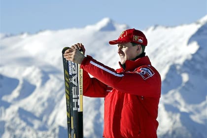 Otros tiempos: Michael Schumacher, en la cumbre de su campaña deportiva y gozando de la nieve y del esquí