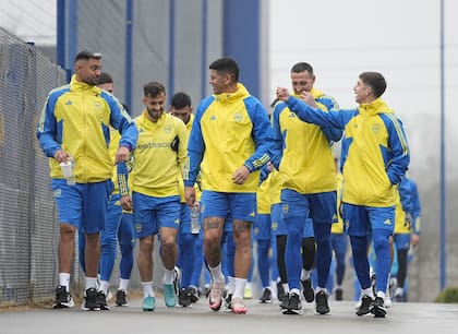 Otros tiempos: Romero, Saracchi, Rojo y Lema, al frente del grupo