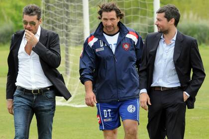 Otros tiempos: Tinelli, Pizzi y Lammens, en 2012