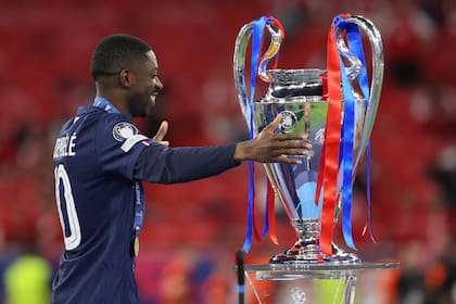Ousmane Dembele, flamante campeón de la Champions League con Paris Saint-Germain, uno de los referentes de Francia