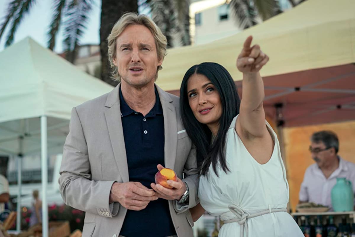 Owen Wilson y Salma Hayek, en el nuevo film de Amazon Prime Video, Bliss