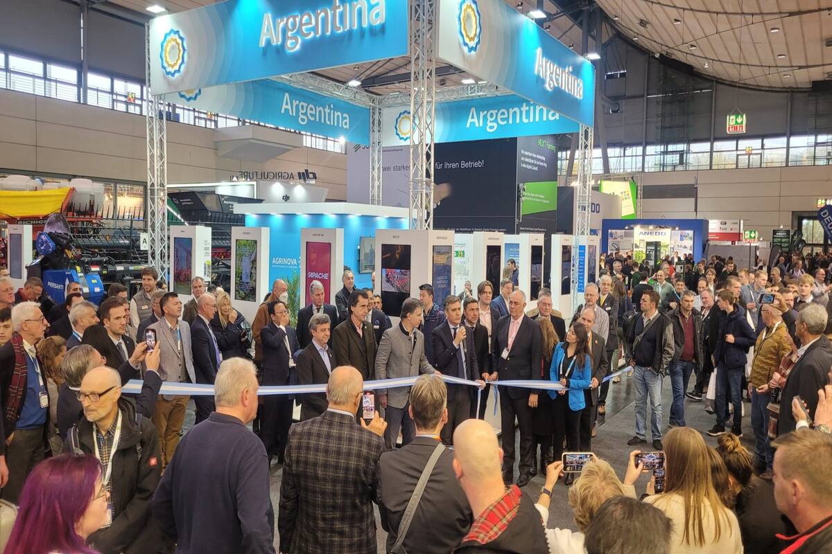 Pabellón argentino en Agritechnica