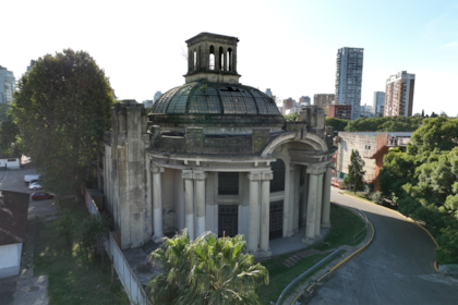 El Pabellón del Centenario, el único edificio que sigue en pie de los construidos para los festejos de la Revolución de 1810
