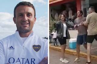 Denuncian a un exjugador de Boca Juniors por pelearse con un vendedor ambulante de River