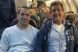 Pablo Achard (a la izquierda) y Marcelo Longhi