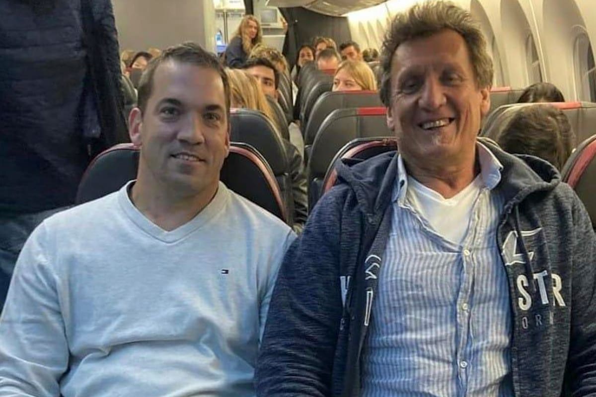 Pablo Achard, acusado del homicidio, y Marcelo Longhi, la víctima