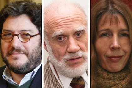 Pablo Avelluto, José Emilio Burucúa y Roxana Kreimer