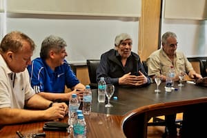 Pablo Biró, Pablo y Hugo Moyano y Juan Carlos Schimdt