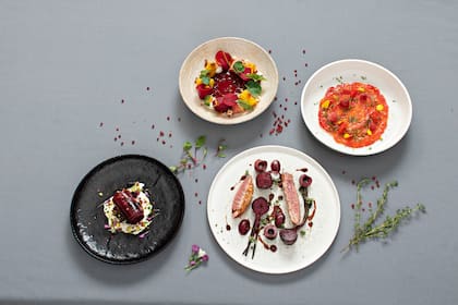 Pablo Cerne eligió la remolacha para mostrar la creatividad de su propuesta en Devoto.