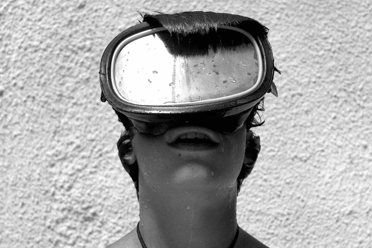 Pablo con escafandra. Pablo II, Buenos Aires,1985