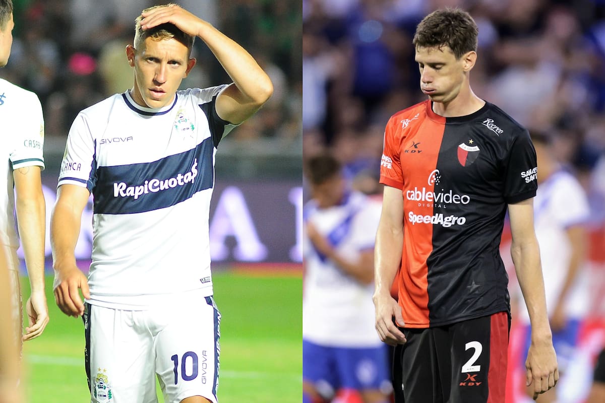 Pablo De Blasis, de Gimnasia de La Plata, y Germán Conti, de Colón: dos futbolistas que volvieron de Europa y sueñan con salvar a su equipo del descenso