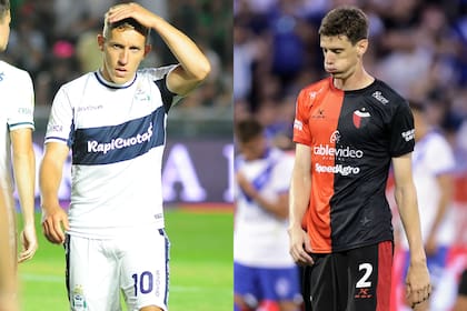 Pablo De Blasis, de Gimnasia de La Plata, y Germán Conti, de Colón: dos futbolistas que volvieron de Europa y sueñan con salvar a su equipo del descenso