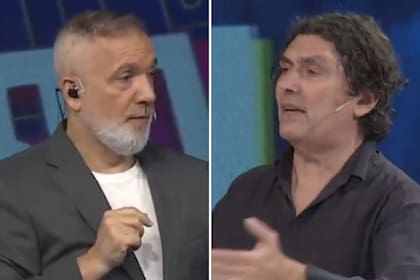 Pablo Duggan, conductor de Duro de Domar; Walter Graziano, quien fue invitado al programa y luego denunciado por Agustina Peñalva