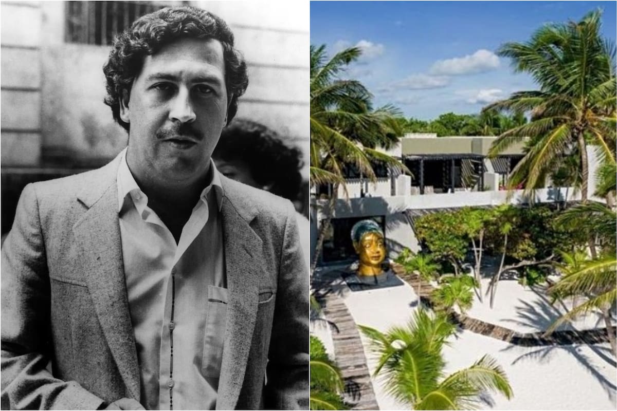 Pablo Escobar tenía una de sus casas de descanso en una zona privada de Tulum, en el estado de Quintana Roo