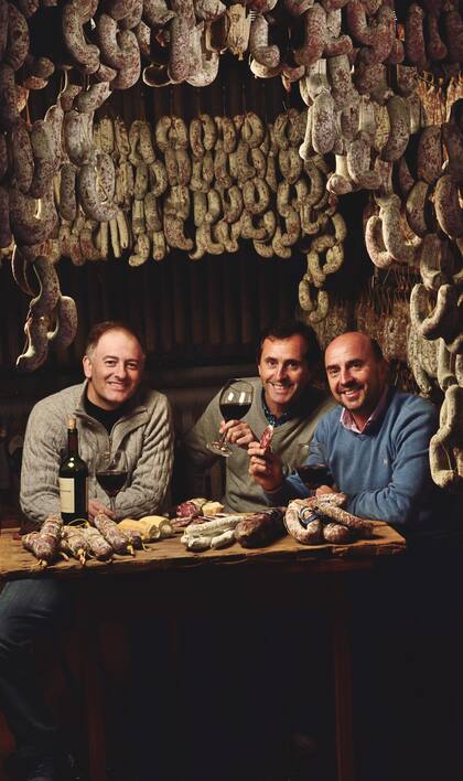 Pablo, Fabio y Hernán Cagnoli, tercera generación de la empresa.