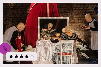 Pablo Finamore, Dolores Ocampo y Claudio Pazos, en Las criadas