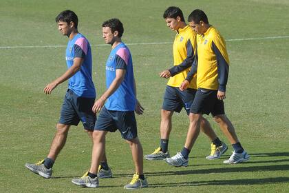 Pablo Ledesma volvió a entrenar con el grupo