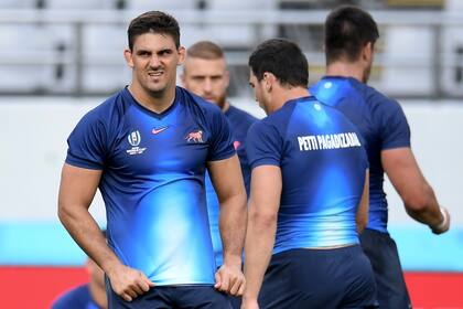 Pablo Matera, el capitán argentino, se prepara para el debut del equipo en Japón