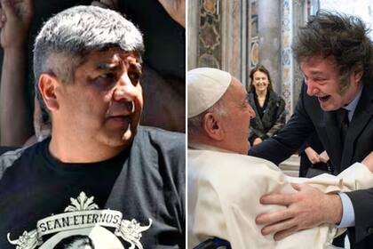 Pablo Moyano cuestionó el encuentro de Milei con el papa Francisco
