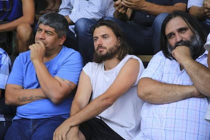 Pablo Moyano, Juan Grabois y Roberto Baradel
