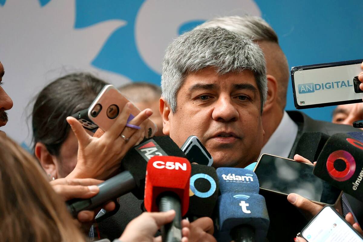 Pablo Moyano llega a la sede del PJ