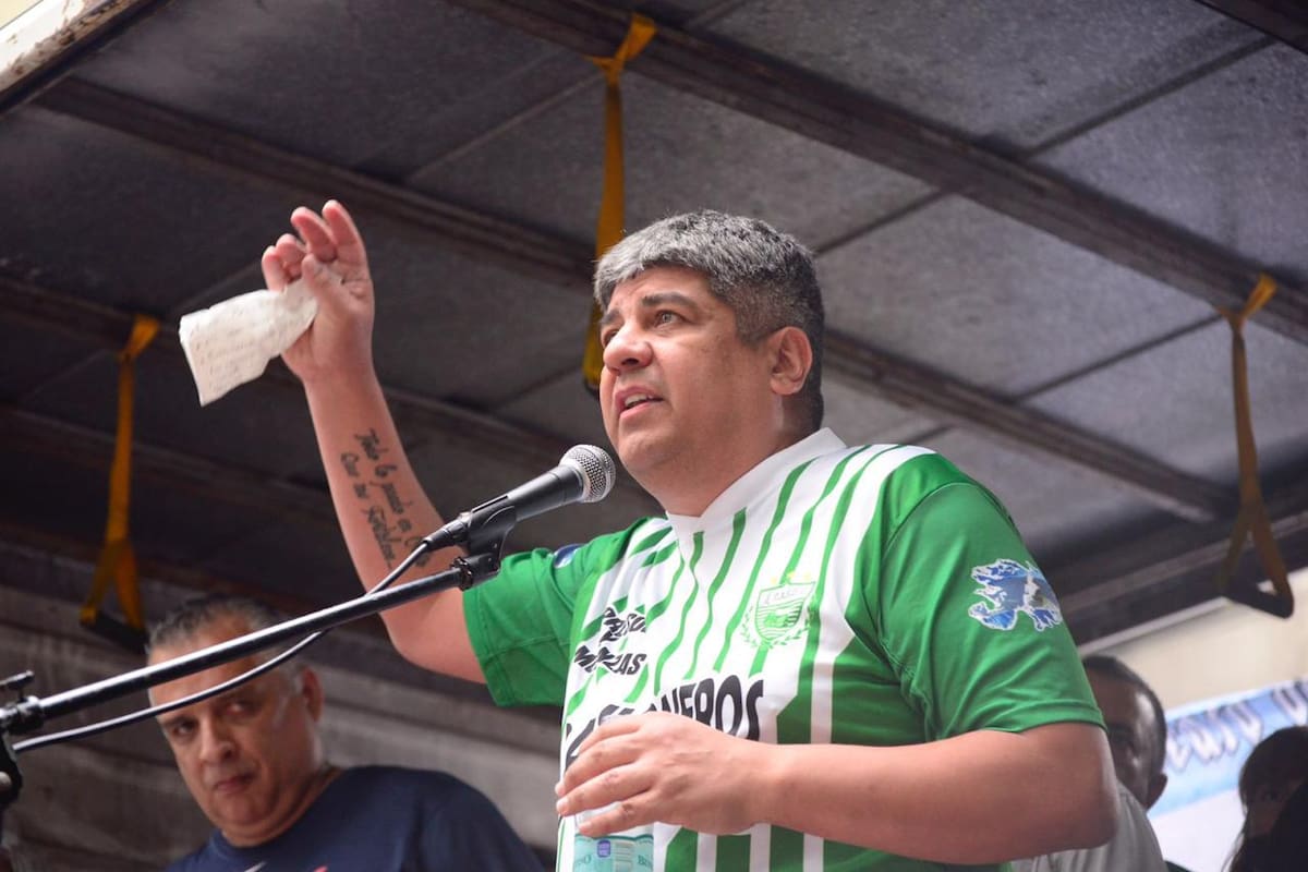 Pablo Moyano, secretario adjunto del gremio de camioneros, dio marcha atrás con las medidas de fuerza.