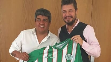 Pablo Moyano y Marcelo Tinelli