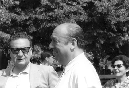 Pablo Neruda y Salvador Allende