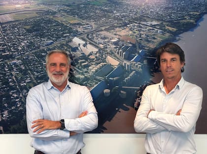Pablo Noceda, gerente general y CEO de Molinos Agro SA, y Fernando Correa Urquiza, director en LDC